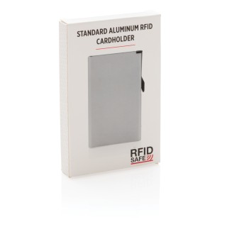 Tarjetero RFID de aluminio estándar promocional